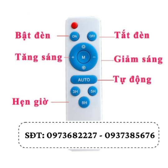 Đèn năng lượng mặt trời bàn chải mắt ngọc 500W – HLC500 – Tấm pin mono sạc nhanh