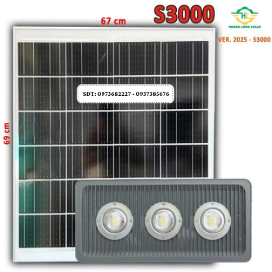 Đèn đường năng lượng mặt trời cao cấp S3000